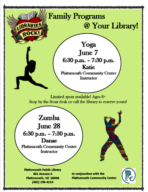 2018 06 06 PLT Library SRP Family Yoga Zumba