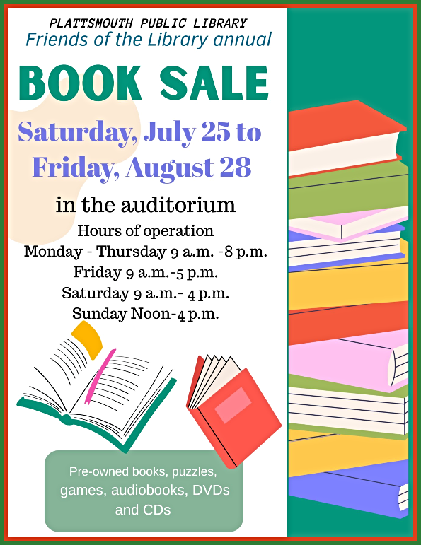 2026 07 29 PLT Library book sale 1