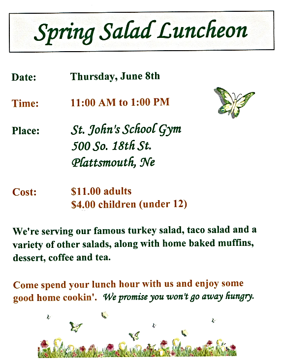 2023 05 10 PLT ST JOHN Spring Salad Luncheon