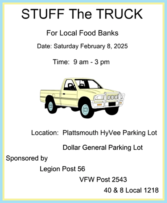 2025 02 05 PLT VFW Stuff the Truck