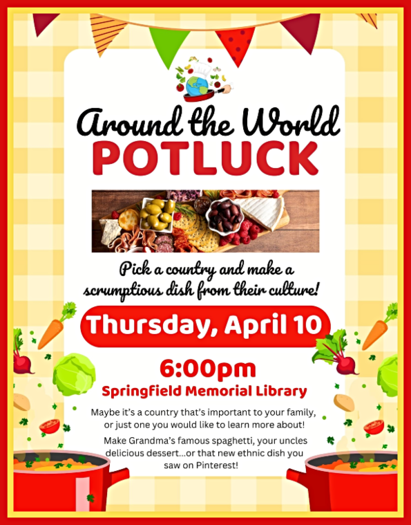 2025 04 09 SPR library food Around the World