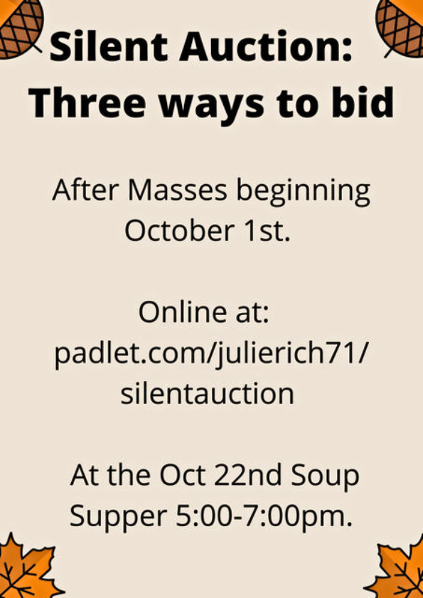 2022 10 05 SPR St Joes Auction 1