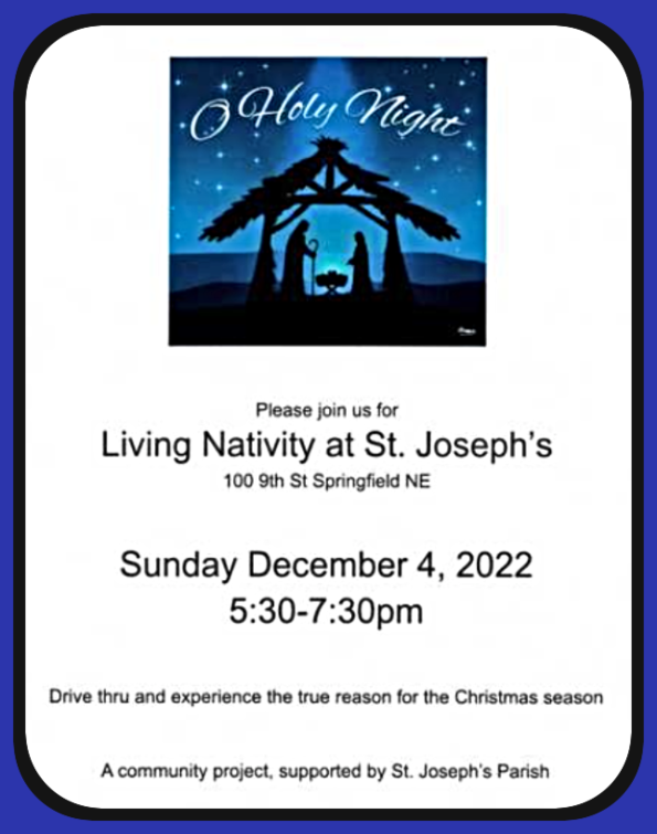 2022 11 16 SPR St Joseph living nativity 1