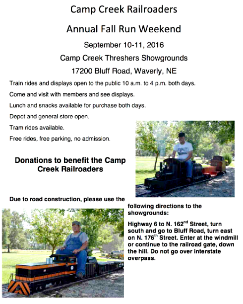 2016 09 07 WAV Camp Creek Railroaders