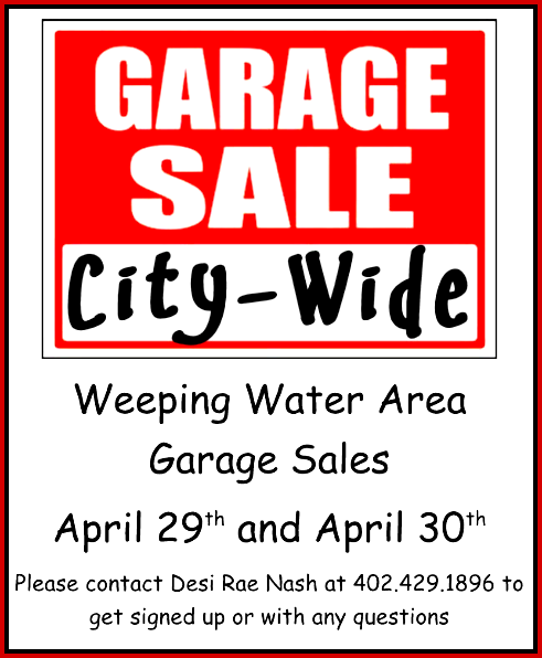 2016 04 20 WW garagesales