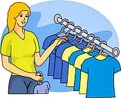 clothes shopping