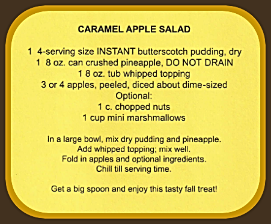 2025 09 17 CARAMEL APPLE SALAD