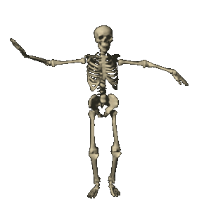 dancing skeleton