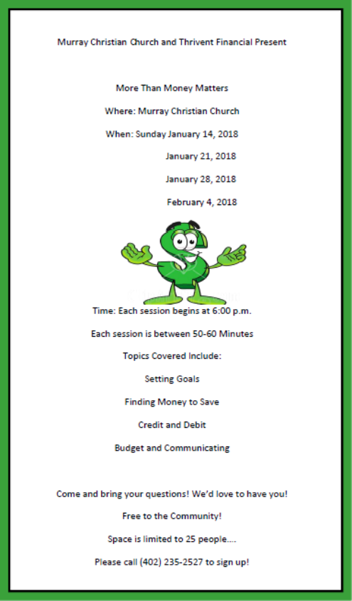 2018 01 10 MRY MCC Thrivent